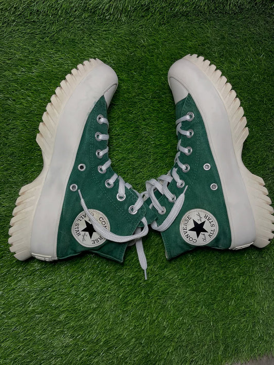 Green Converse High Top (37 / 6)