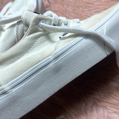 White Vans Low Top (Size 38 / 7)