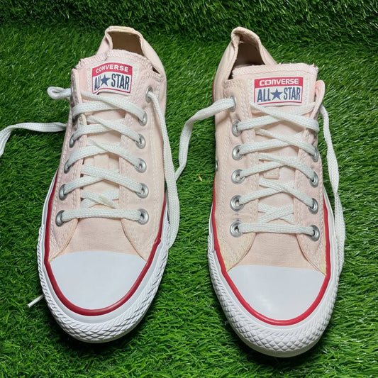 Pink Converse Low Top (Size 39 / 8)
