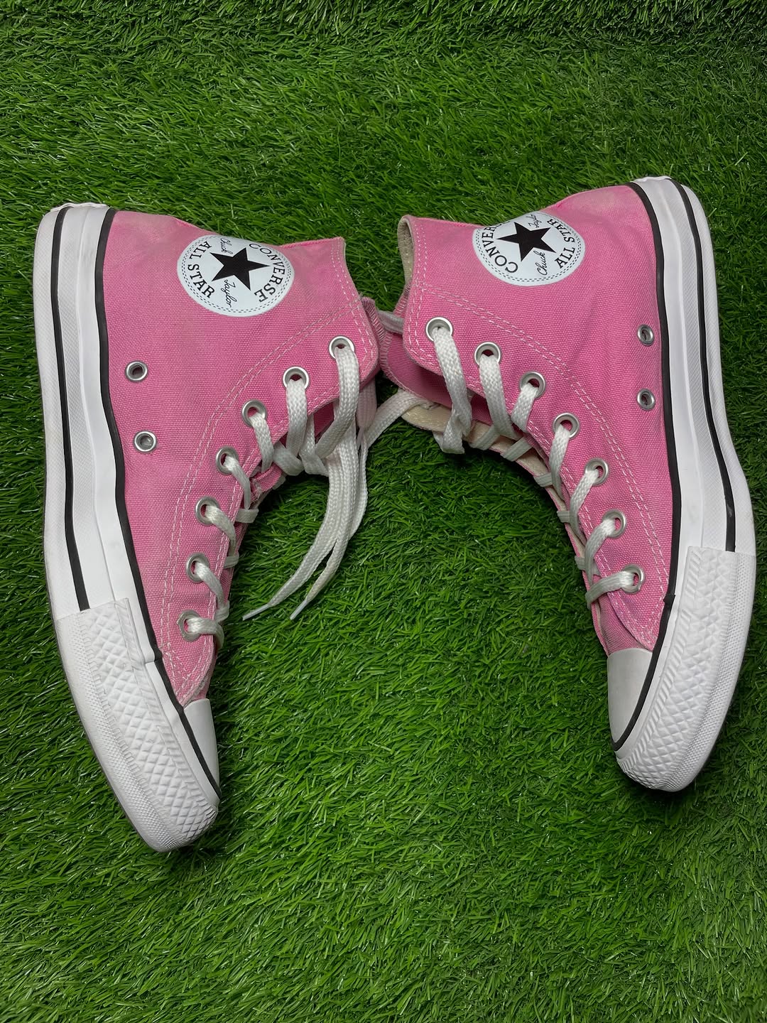 Pink Converse High Top(38 / 7)