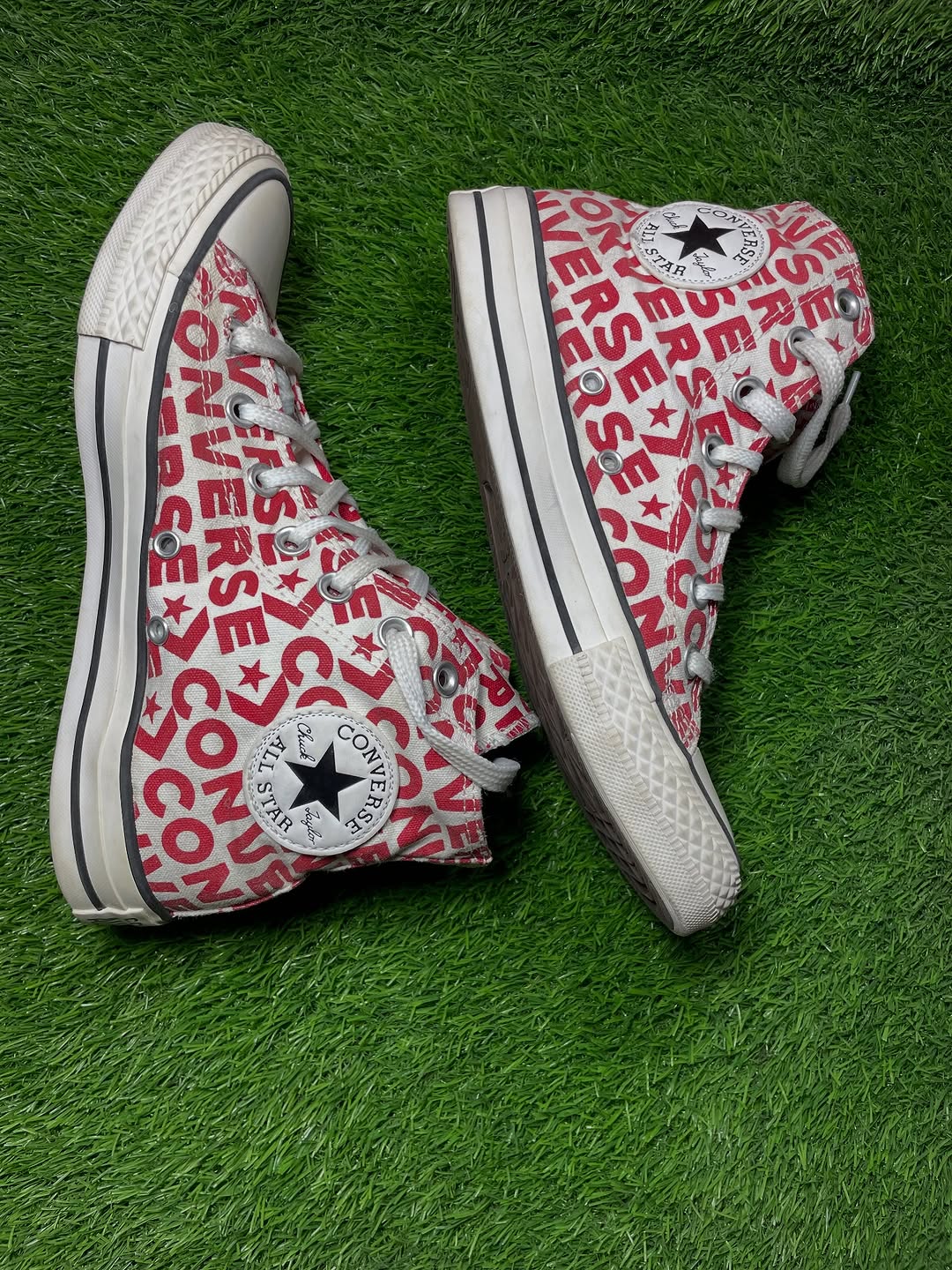 White Converse High Top(39 / 8)