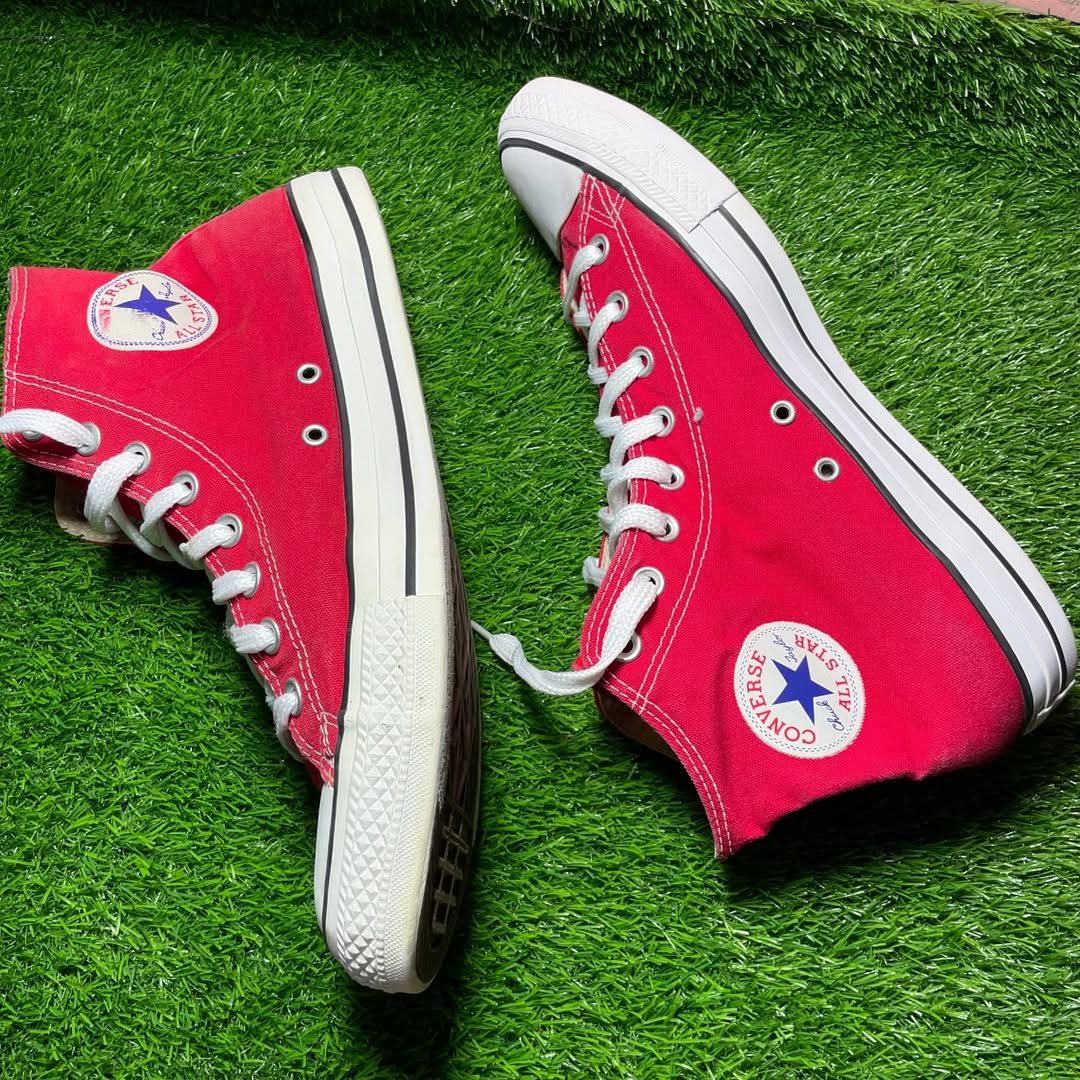 Red Converse High Top(Size 44.5 / 12)