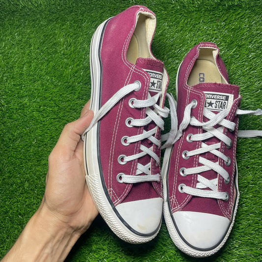 Pink Converse Low Top (Size 40 / 8.5)