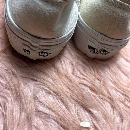 White Vans Low Top (Size 38 / 7)