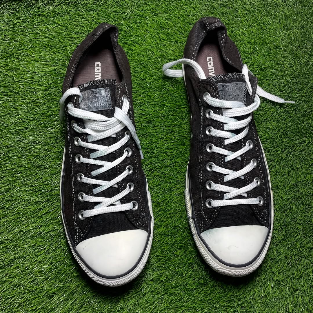 Black Converse Low Top(46.5 / 14.5)