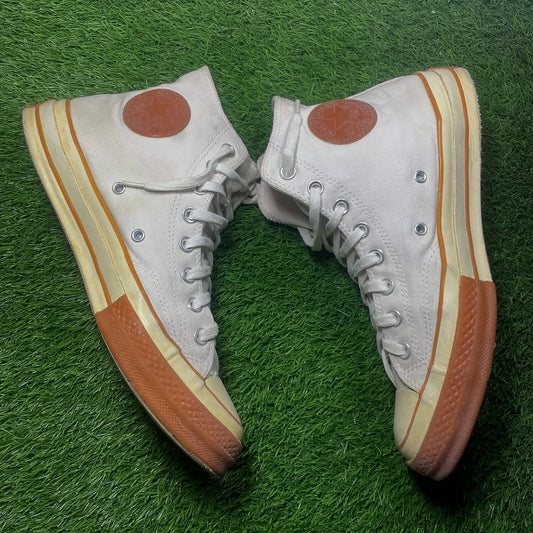 White Converse High Top (42 / 10)