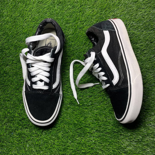 Black Vans Low Top (37 / 6)