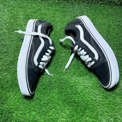 Black Vans Low Top (Size 40 / 8.5)
