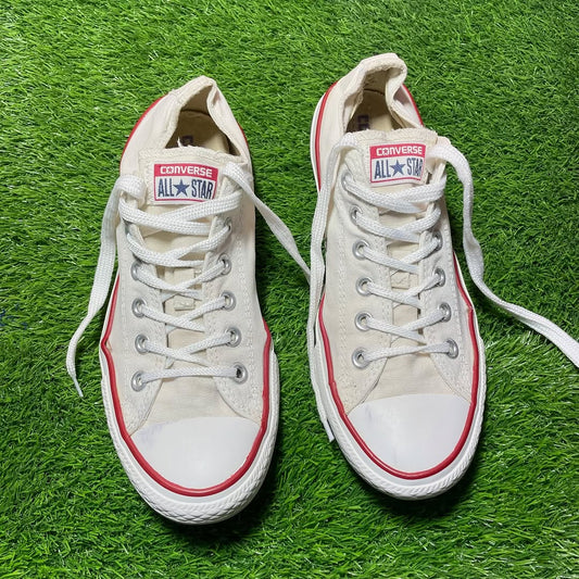 White Converse Low Top (Size 41 / 9)