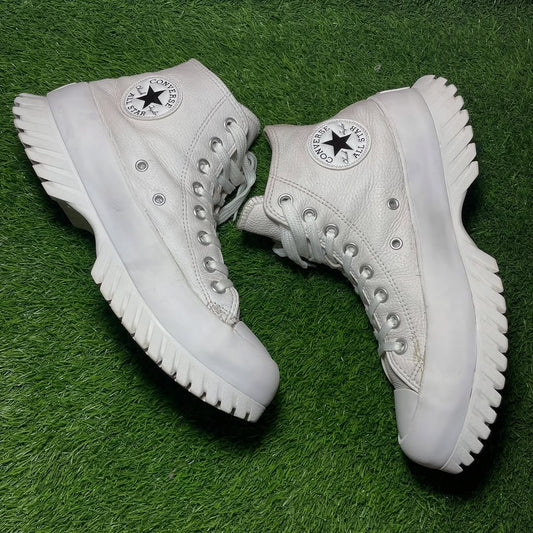 White Converse High Top (41 / 9)