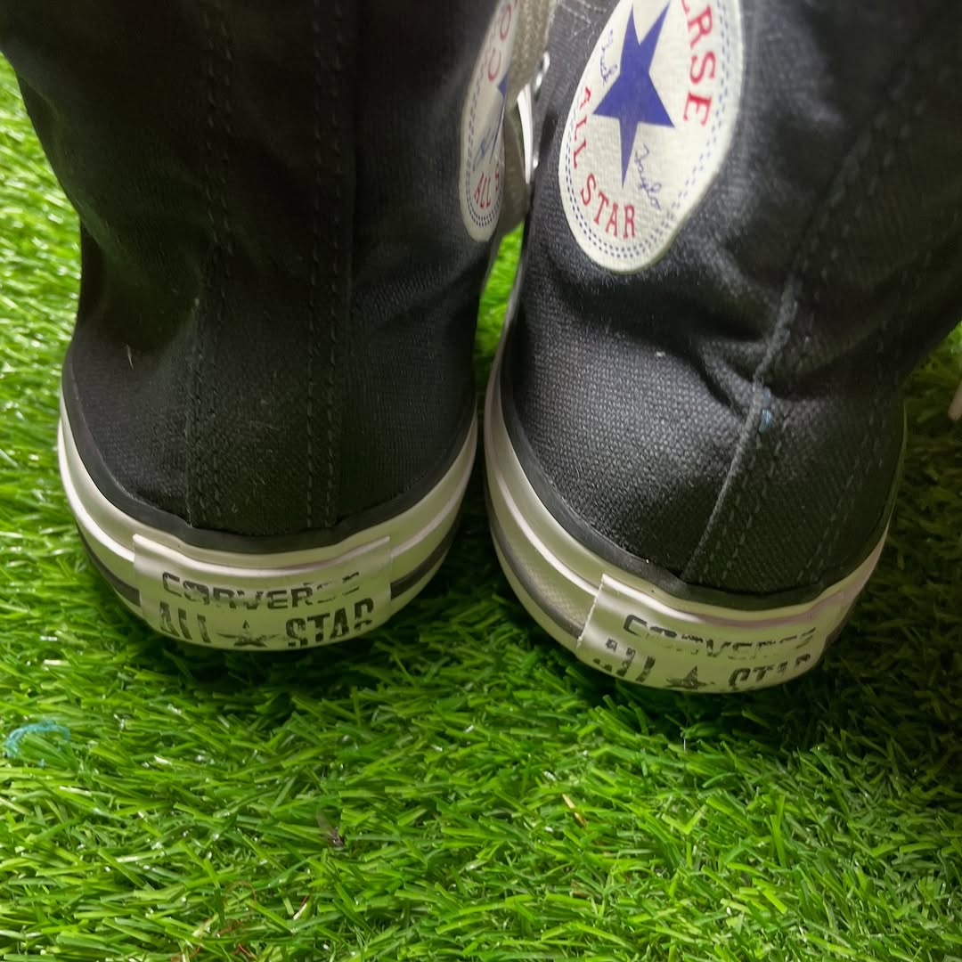 Black Converse High Top (Size 38 / 7)