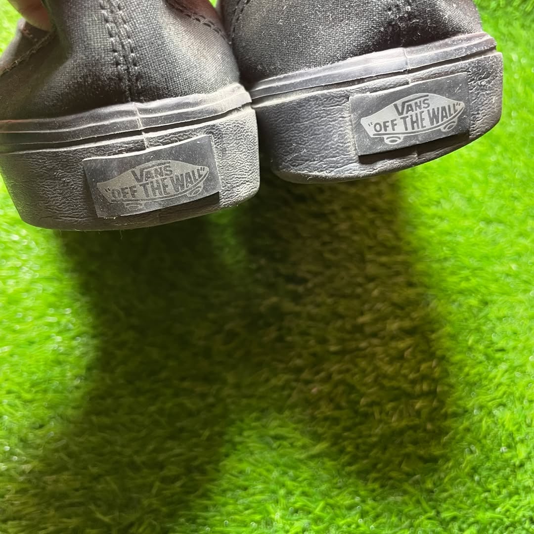 Black Vans Low Top (Size 42 / 10)