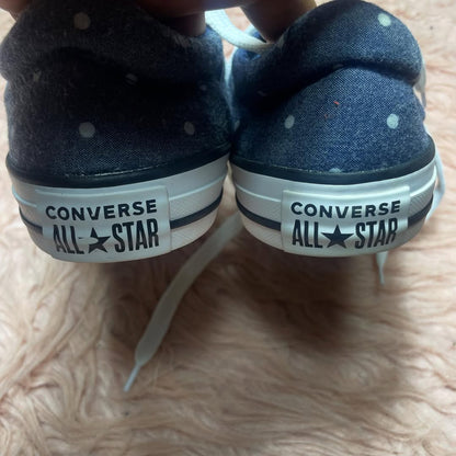 Navy Blue Converse Low Top(Size  40 / 8.5)