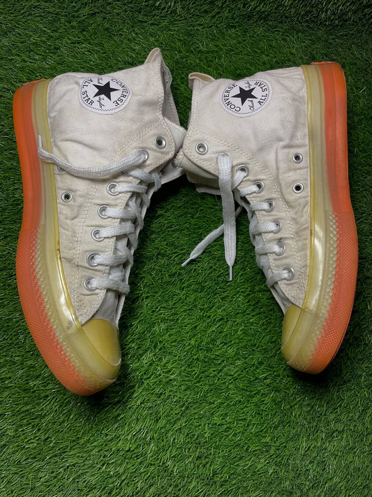 White Converse High Top (42 / 10)