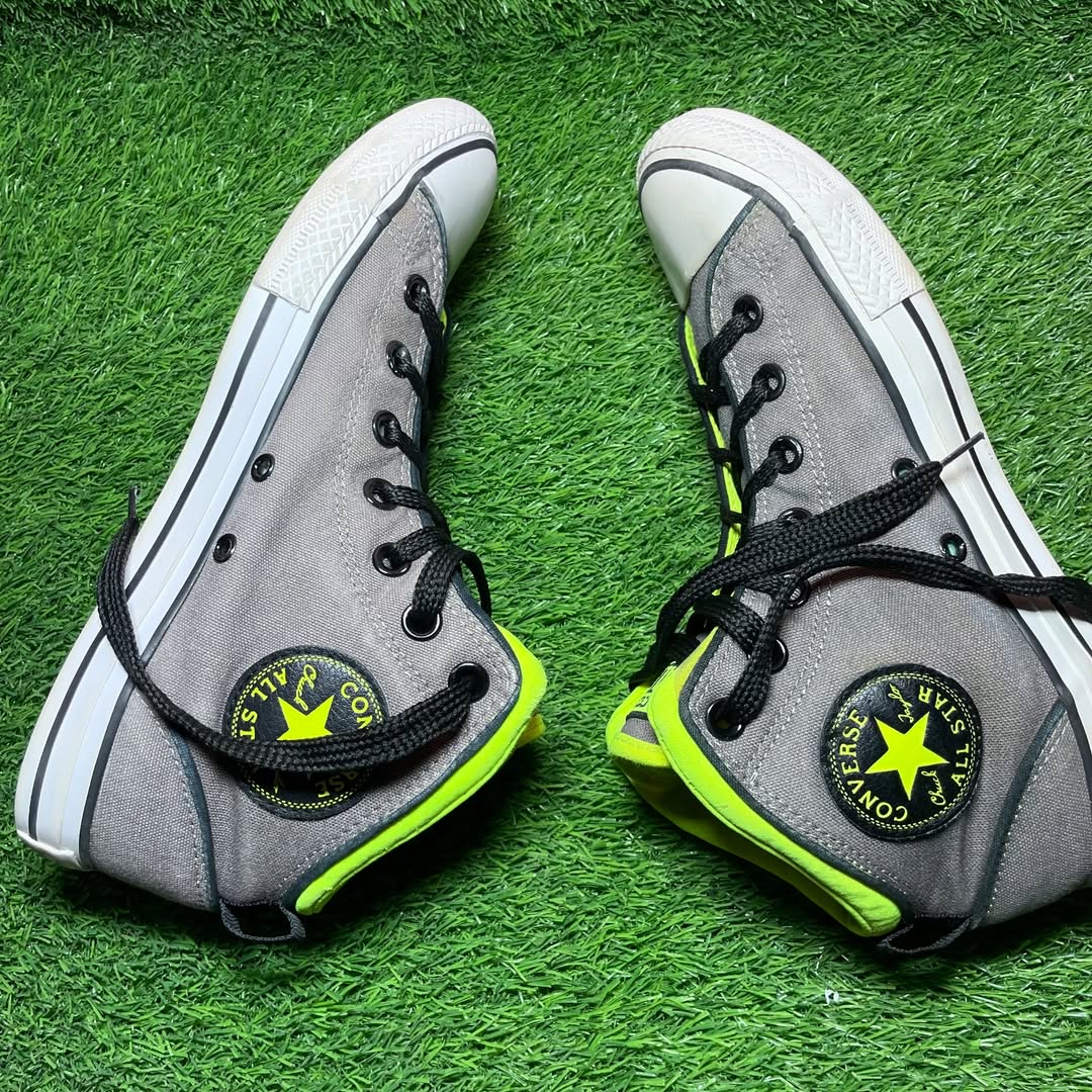 Gray Converse High Top (Size 38.5 / 7.5)