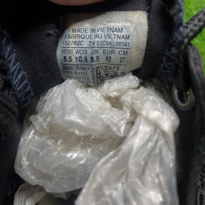 Black Converse Low Top(42 / 10)