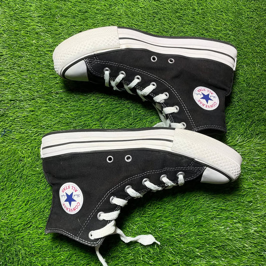 Black Converse High Top (Size 38.5 / 7.5)