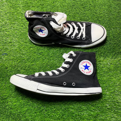 Black Converse High Top (Size 40 / 8.5)