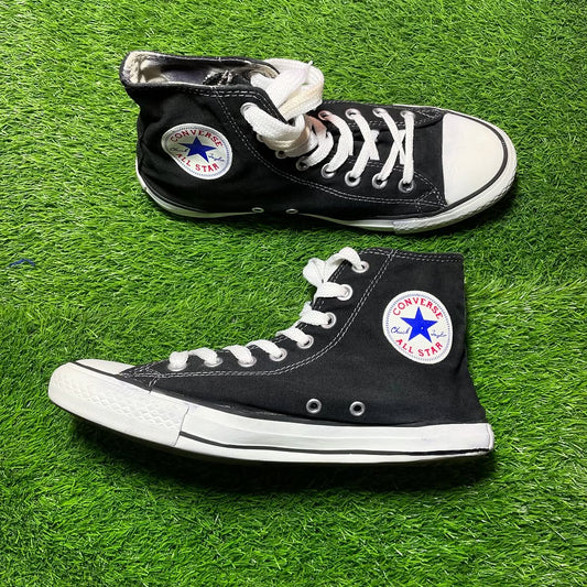 Black Converse High Top (Size 40 / 8.5)