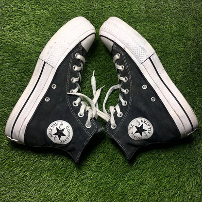 Black Converse High Top (39 / 8)