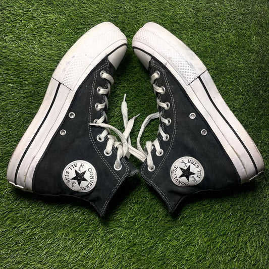 Black Converse High Top (39 / 8)